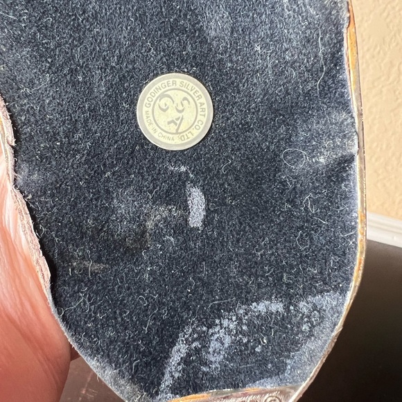 Vintage Godinger Silverplate Cherub Candle Holder, Taper, Dinner Candlelight - Picture 10 of 10